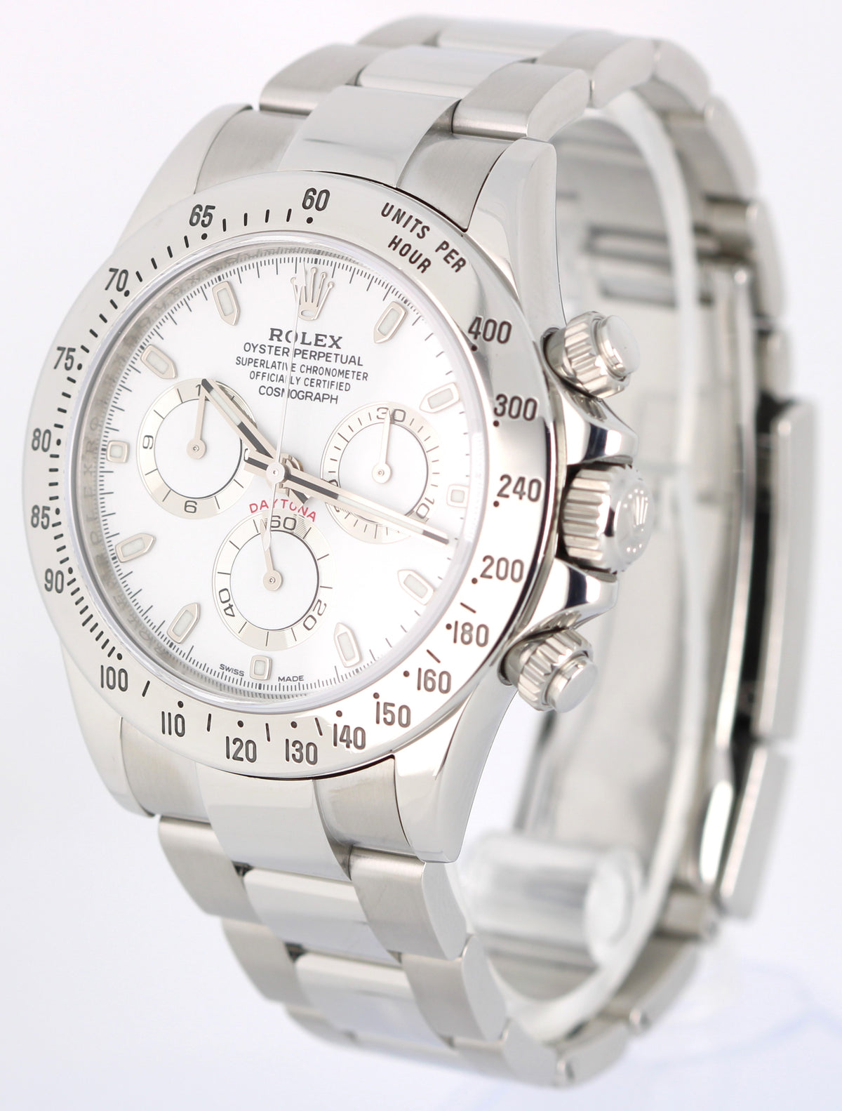 2026 RSC Rolex Daytona Cosmograph 116520 White 40mm Stainless Steel Watch Box