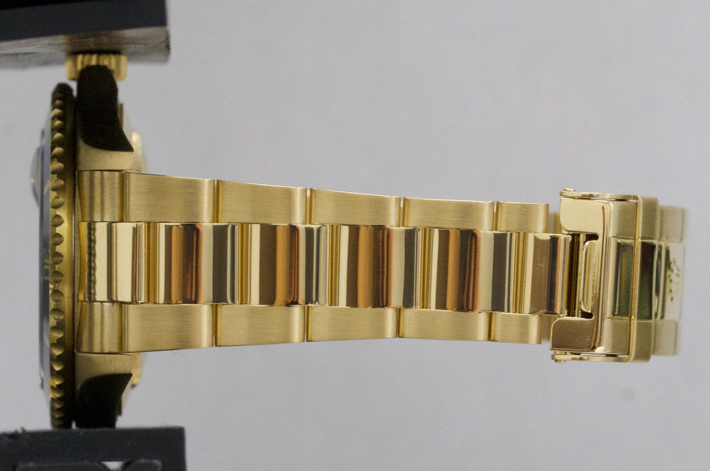 2006 PAPERS Rolex Submariner Date BLUE Yellow Gold 40mm Watch 16618 Watch BOX