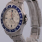 1987 Rolex GMT-Master II 16760 40mm Silver Diamond Blue Stainless Steel Watch