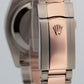 Rolex DateJust 36mm SUNBEAM Black Dial 18K Everose Gold Steel 116201 Watch