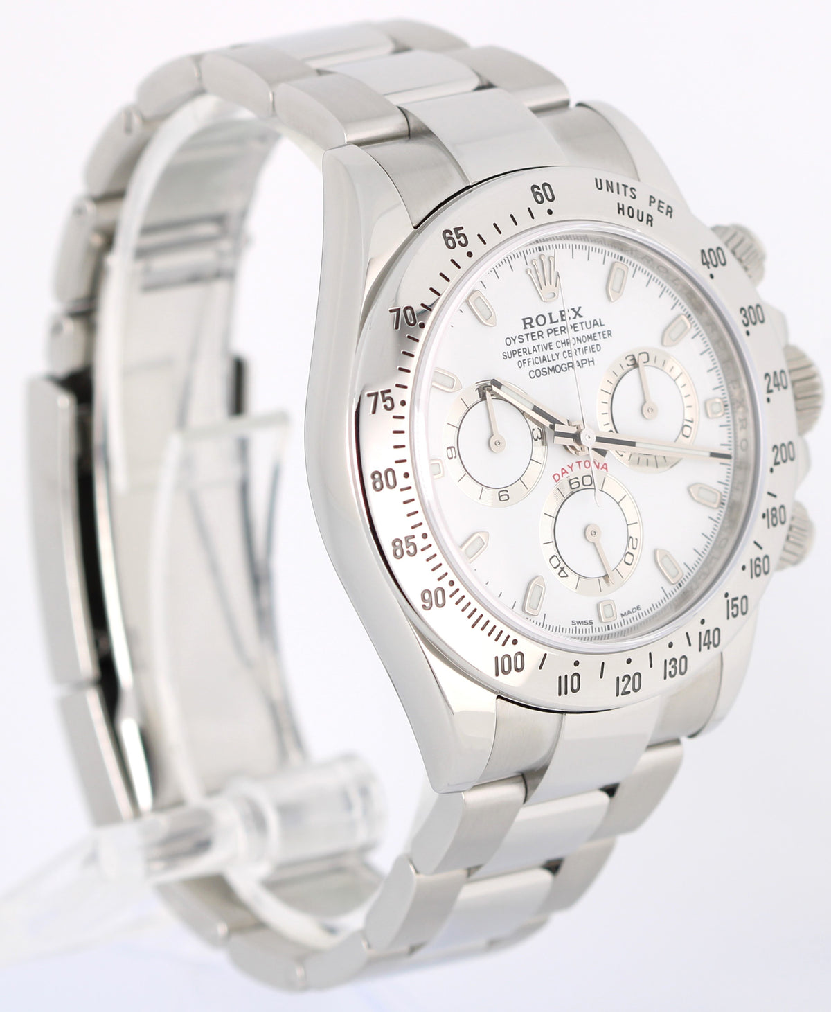2026 RSC Rolex Daytona Cosmograph 116520 White 40mm Stainless Steel Watch Box