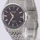 King Seiko Stainless Steel PAPERS Brown Sunray 37mm SPB285 6R31 Watch BOX