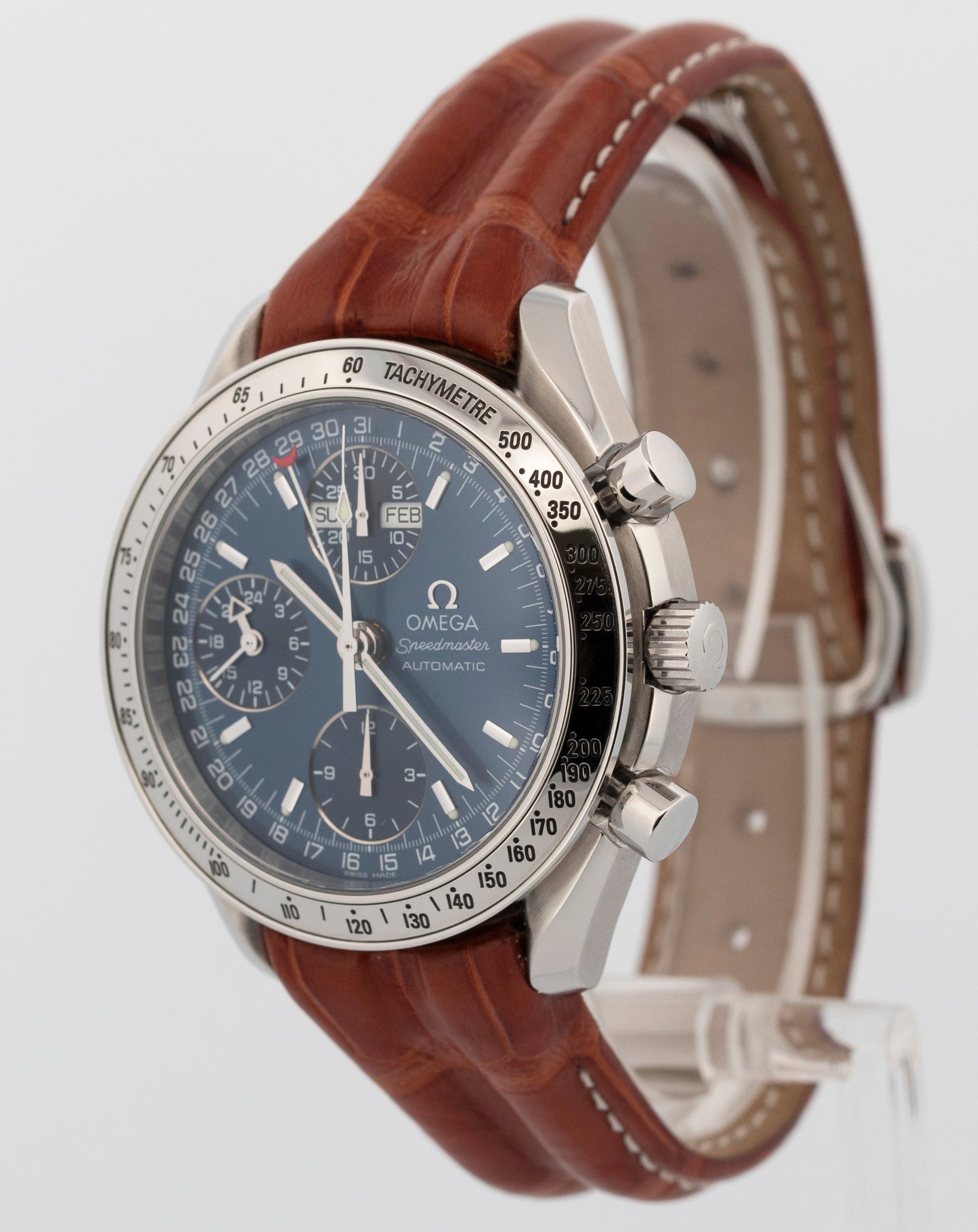 Omega Speedmaster Day-Date Chronograph BLUE 39mm 3523.80 Steel 3523.80.00