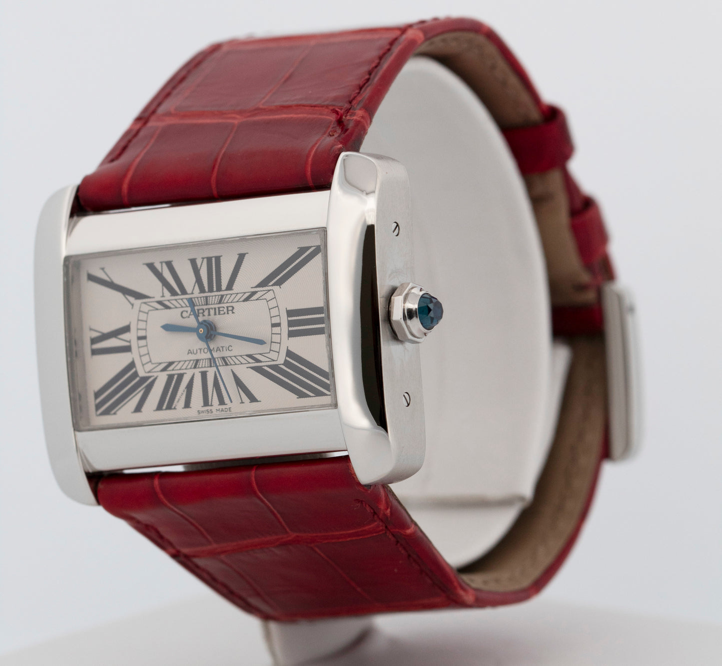 2024 Service Cartier Tank Divan 38mm Stainless Steel Watch 2612 / W6300755 BOX