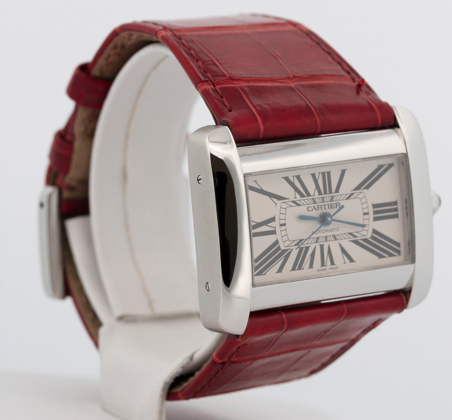 2024 Service Cartier Tank Divan 38mm Stainless Steel Watch 2612 / W6300755 BOX