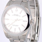 2019 Rolex Oyster Perpetual 114300 White 39mm Stainless Steel Watch Box Papers