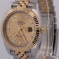 2024 Rolex DateJust 126333 Champagne Diamond 18K Steel Jubilee 41mm Box Papers