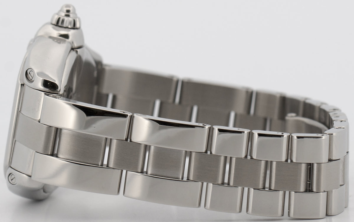 Ladies Cartier Roadster 2675 Silver Roman 31mm Quartz Stainless Steel Watch