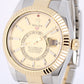 Rolex Sky-Dweller 326933 Two-Tone 18k Gold Steel Champagne 42mm Oyster Watch