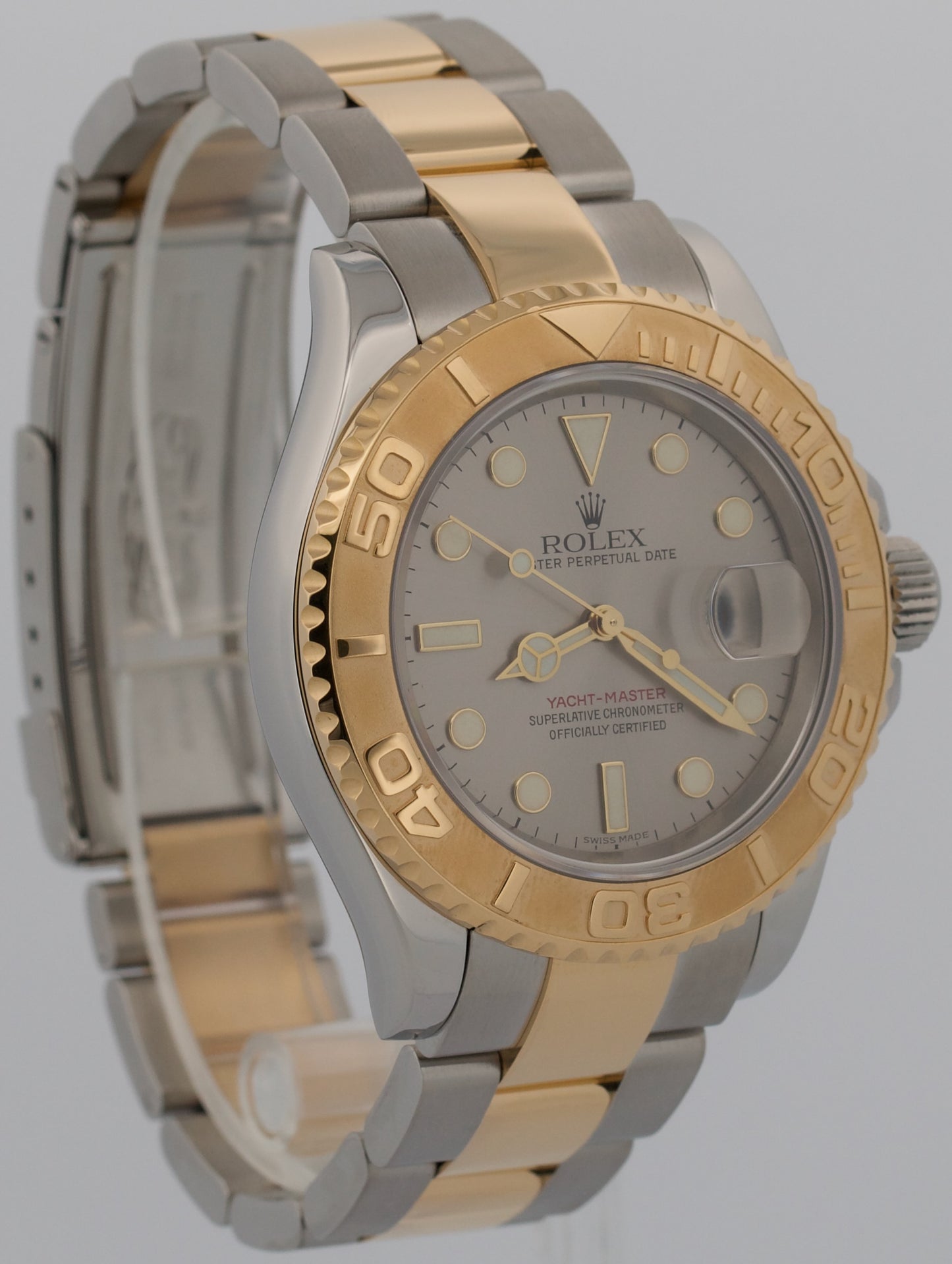 Rolex Yacht-Master 16623 Slate Gray 18K Yellow Gold Two-Tone Steel 40mm Watch