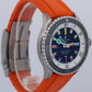 Breitling SuperOcean A17375 42mm Rainbow Orange Black Steel Automatic Watch