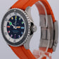 Breitling SuperOcean A17375 42mm Rainbow Orange Black Steel Automatic Watch