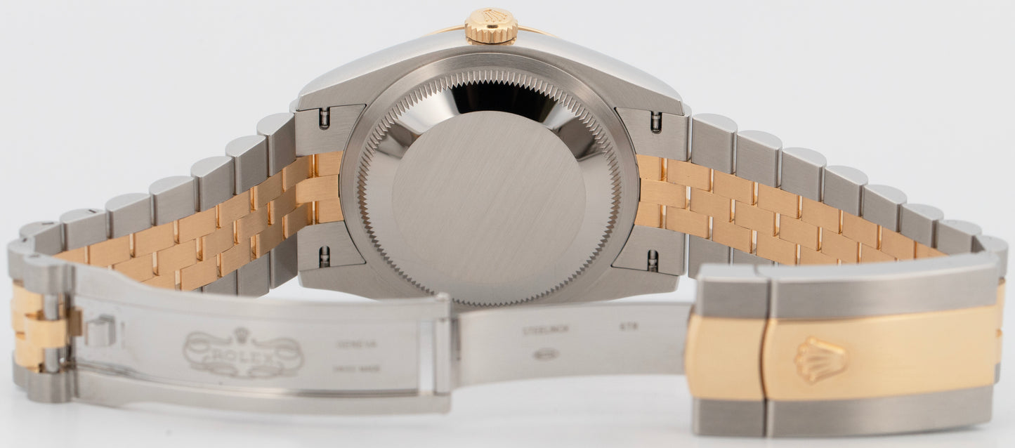 FEB 2026 PAPERS Rolex DateJust WIMBLEDON 36mm Steel 18K JUBILEE Watch 126233 BOX