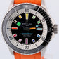 Breitling SuperOcean A17375 42mm Rainbow Orange Black Steel Automatic Watch
