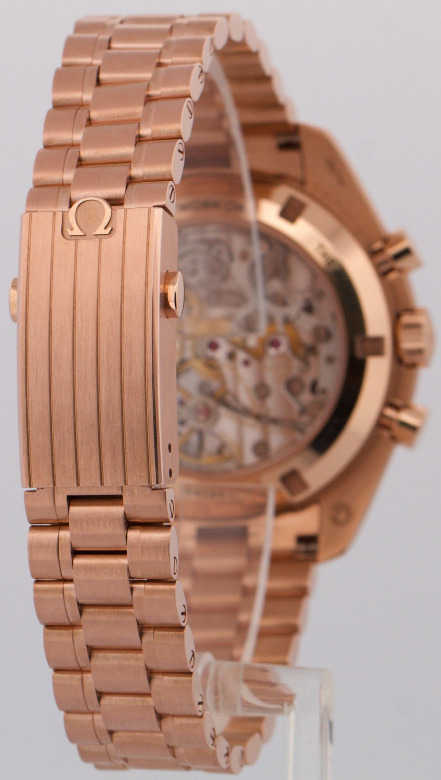 2022 PAPERS Omega Speedmaster Moonwatch 18K Gold 42mm 310.60.42.50.01.001 BOX