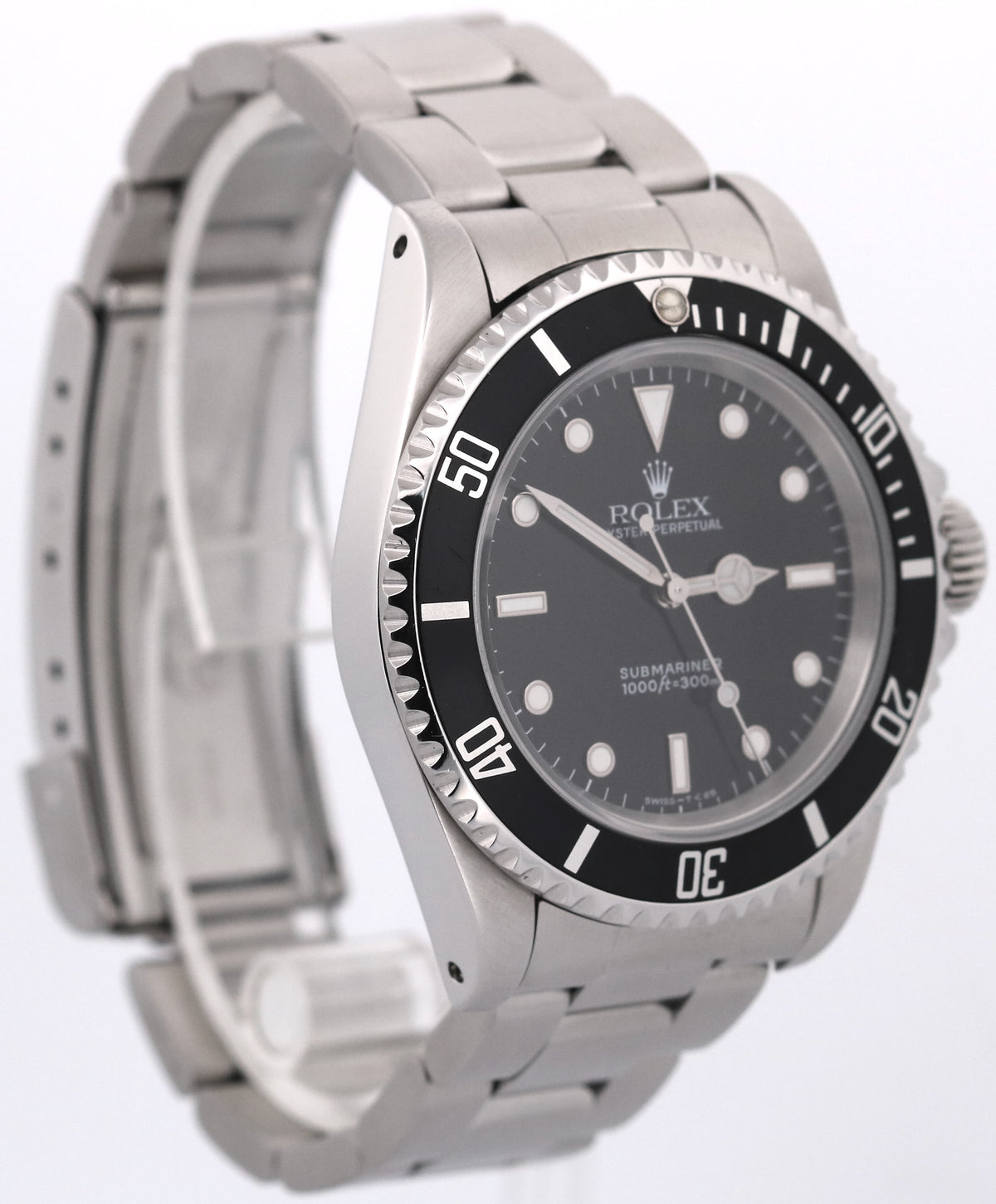 1993 Rolex Submariner No-Date 14060 Black Stainless Steel 40mm Oyster Watch