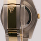 PAPERS Rolex Datejust II IVORY DIAMOND 18K Yellow Gold Steel 41mm 116333 BOX