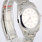NOS Stickered 2016 Rolex Oyster Perpetual 114200 Silver 34mm Watch Box Papers