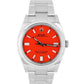Rolex Oyster Perpetual Stainless Steel Coral Red 36mm 126000 Oyster Watch