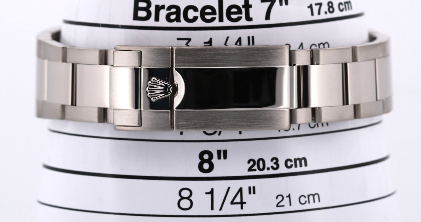 2020 Rolex Daytona Cosmograph 116509 Blue 18K White Gold Oyster Box Papers