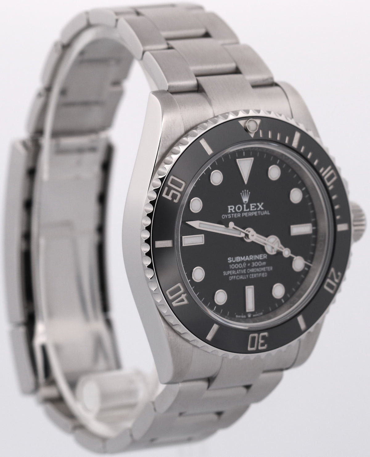 Rolex Submariner 124060 LN 41mm No-Date Black Ceramic Stainless Steel Watch Box