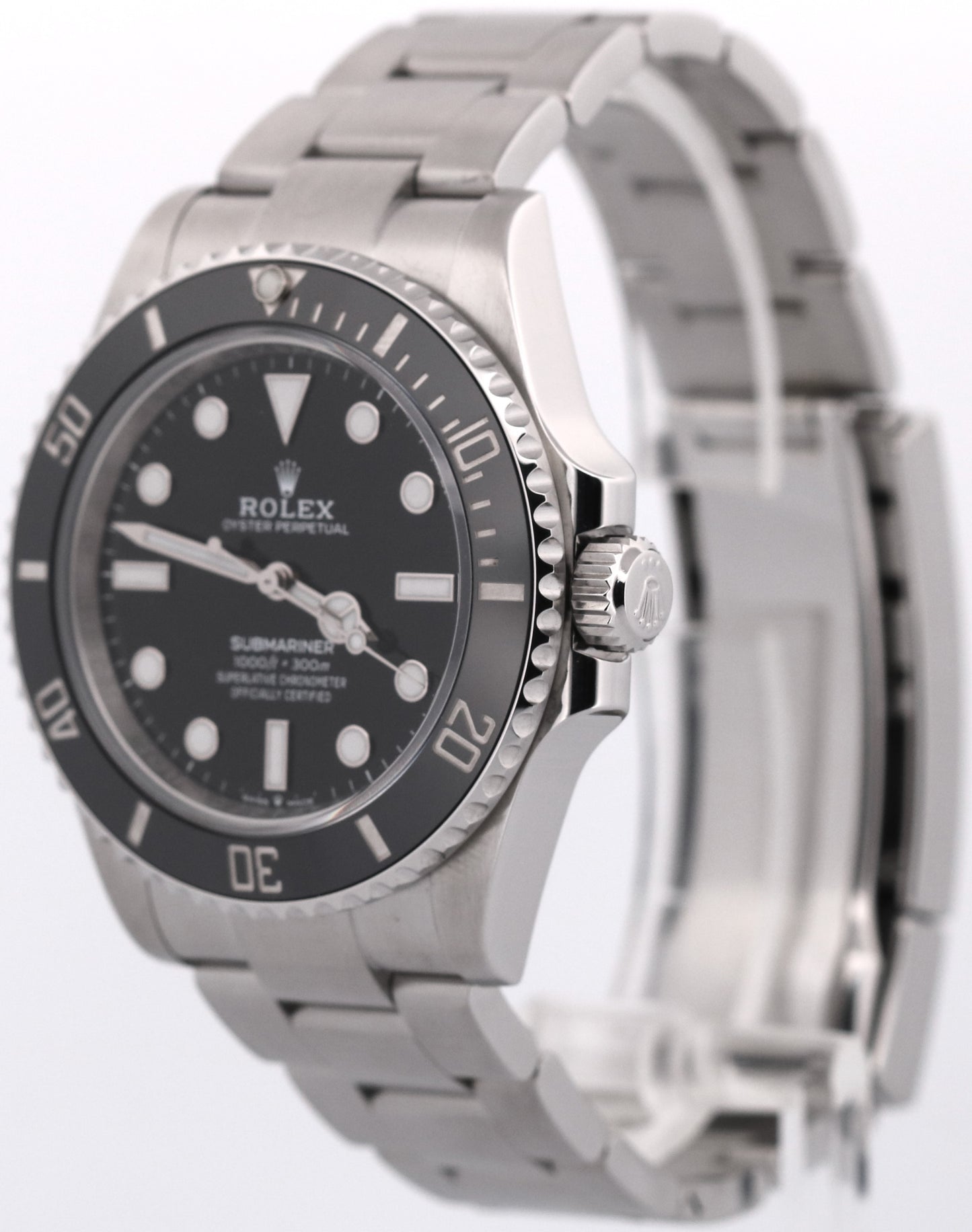 Rolex Submariner 124060 LN 41mm No-Date Black Ceramic Stainless Steel Watch Box