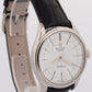 Rolex Cellini WHITE 18K White Gold 39mm Automatic Black Leather Watch 50509