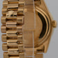 1979 Rolex Day-Date President 18038 Mother of Pearl Diamond 18K Gold 36mm Watch