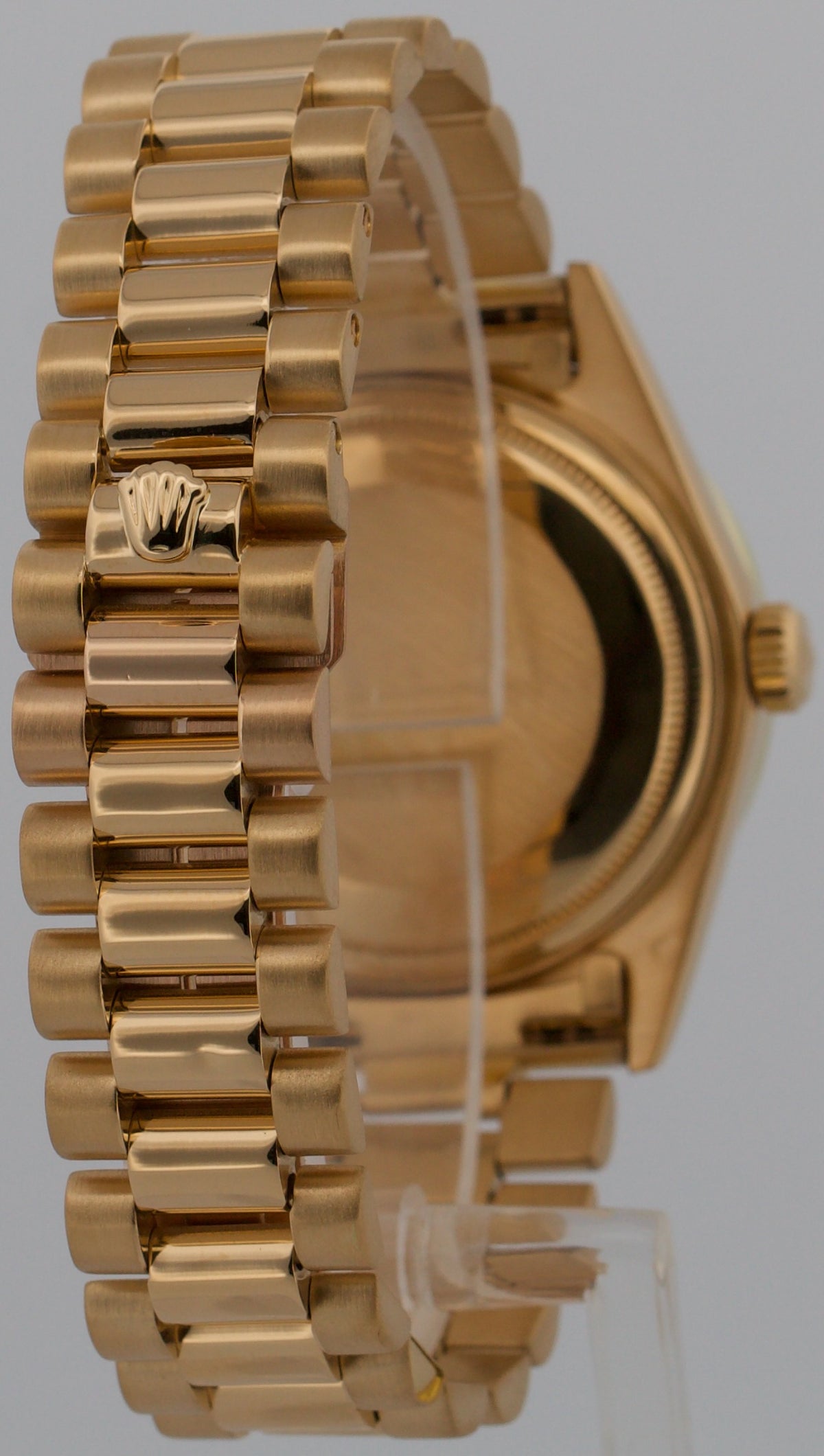 1979 Rolex Day-Date President 18038 Mother of Pearl Diamond 18K Gold 36mm Watch