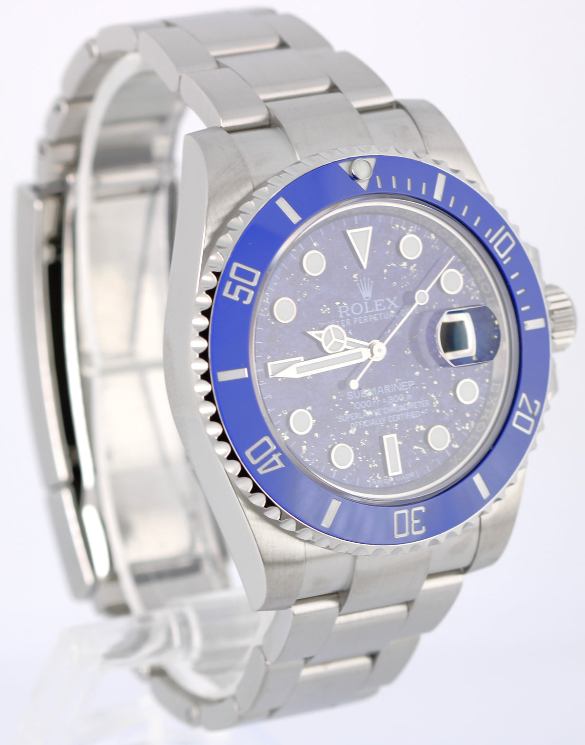 Rolex Submariner Date 116610 Wildman Blue Lapis Lazuli Stone 40mm Steel Watch