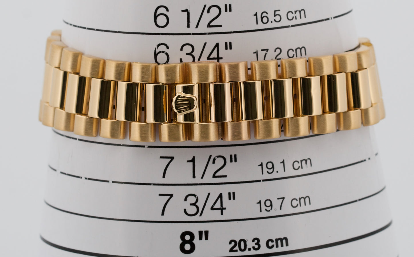 1979 Rolex Day-Date President 18038 Mother of Pearl Diamond 18K Gold 36mm Watch