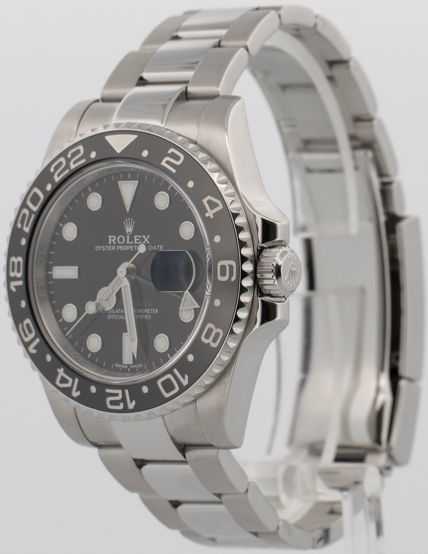 2017 Rolex GMT-Master II 116710 LN Black Stainless Steel Ceramic 40mm Box Papers
