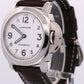 2009 Panerai Luminor Base PAM00114 Steel White 44mm Manual PAM114 Box Papers