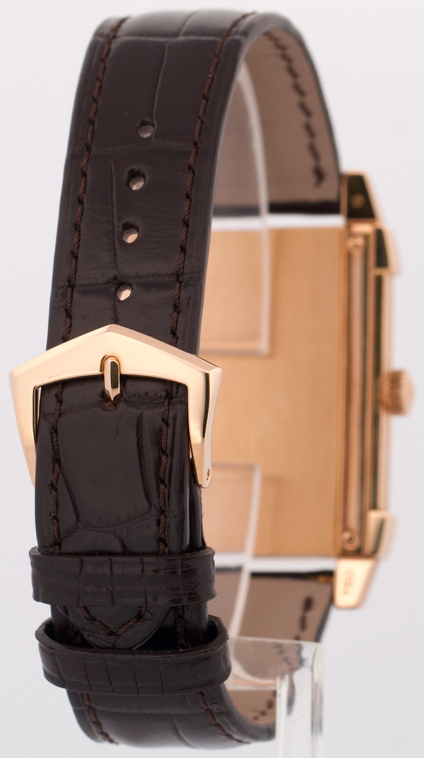 Patek Philippe Gondolo 18k Rose Gold IVORY 35mmX47mm Manual Leather 5111R Watch