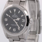 Rolex Explorer 114270 Black 36mm 3-6-9 Stainless Steel No-Holes Oyster Watch