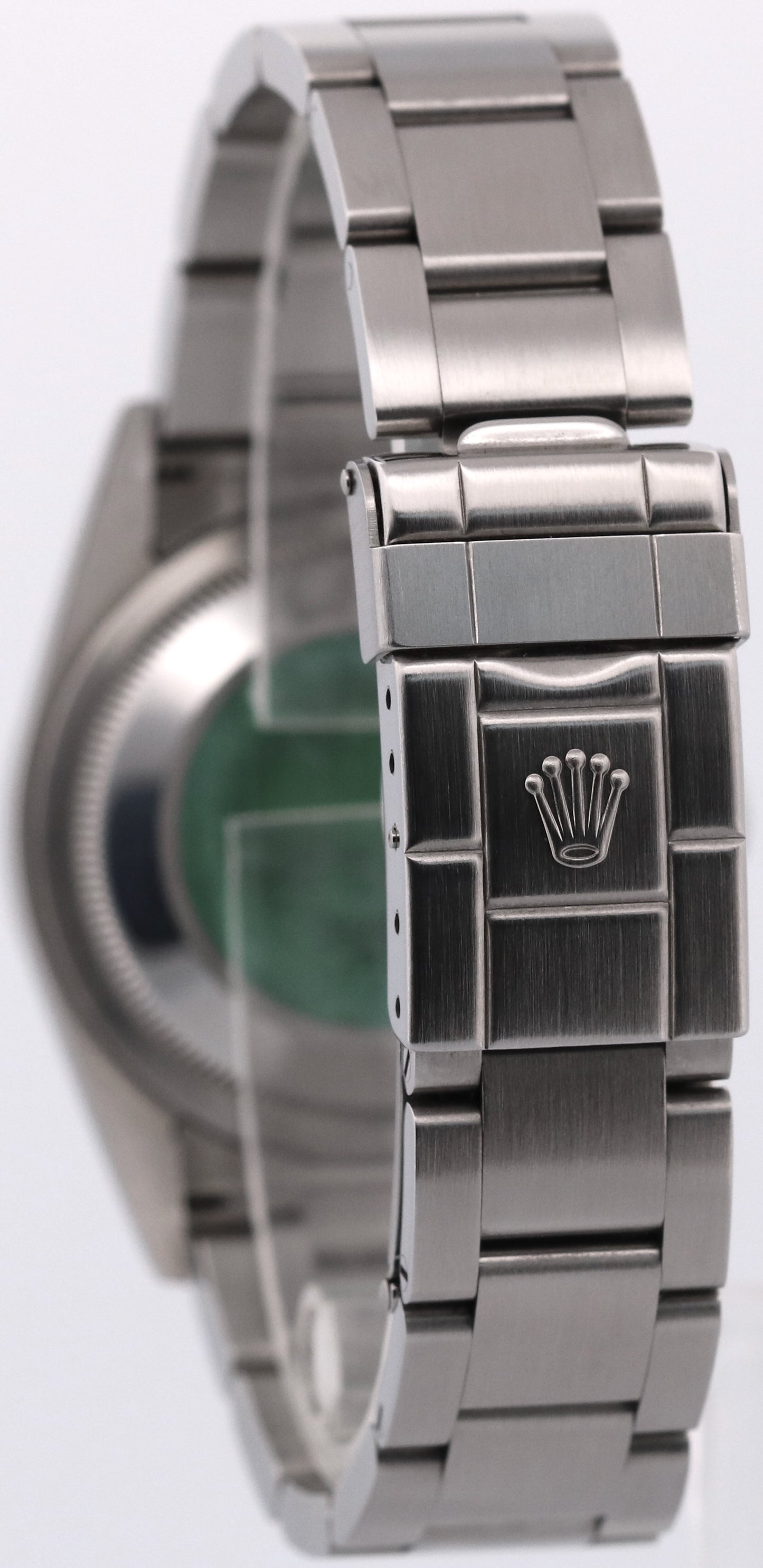 Rolex Explorer 114270 Black 36mm 3-6-9 Stainless Steel No-Holes Oyster Watch