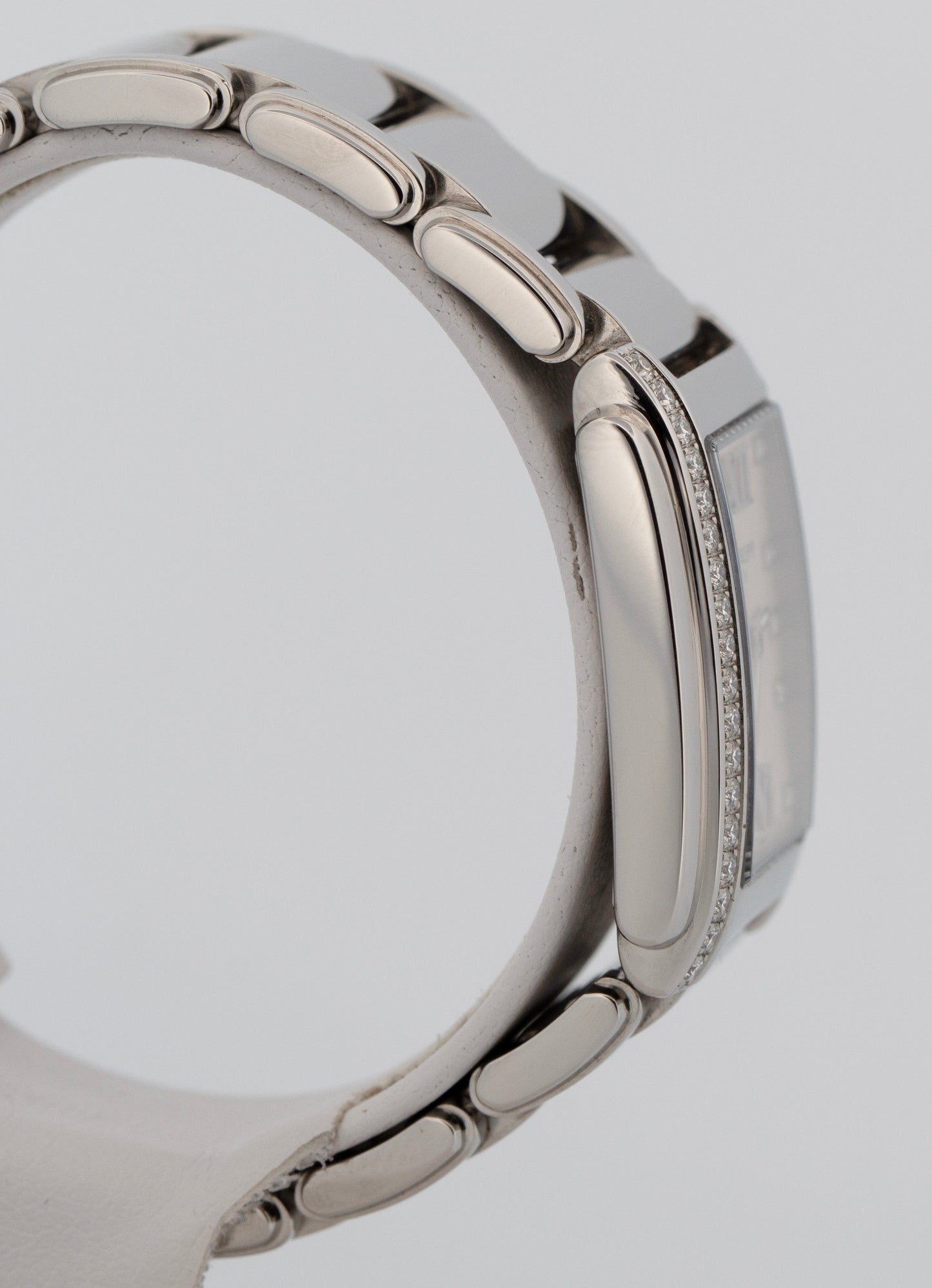 Ladies Patek Philippe Twenty-4 Ivory Steel DIAMOND 25mm Quartz Watch 4910/010