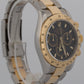 2008 Rolex Daytona Cosmograph 116523 Two-Tone Gold Steel Black 40mm Box Papers