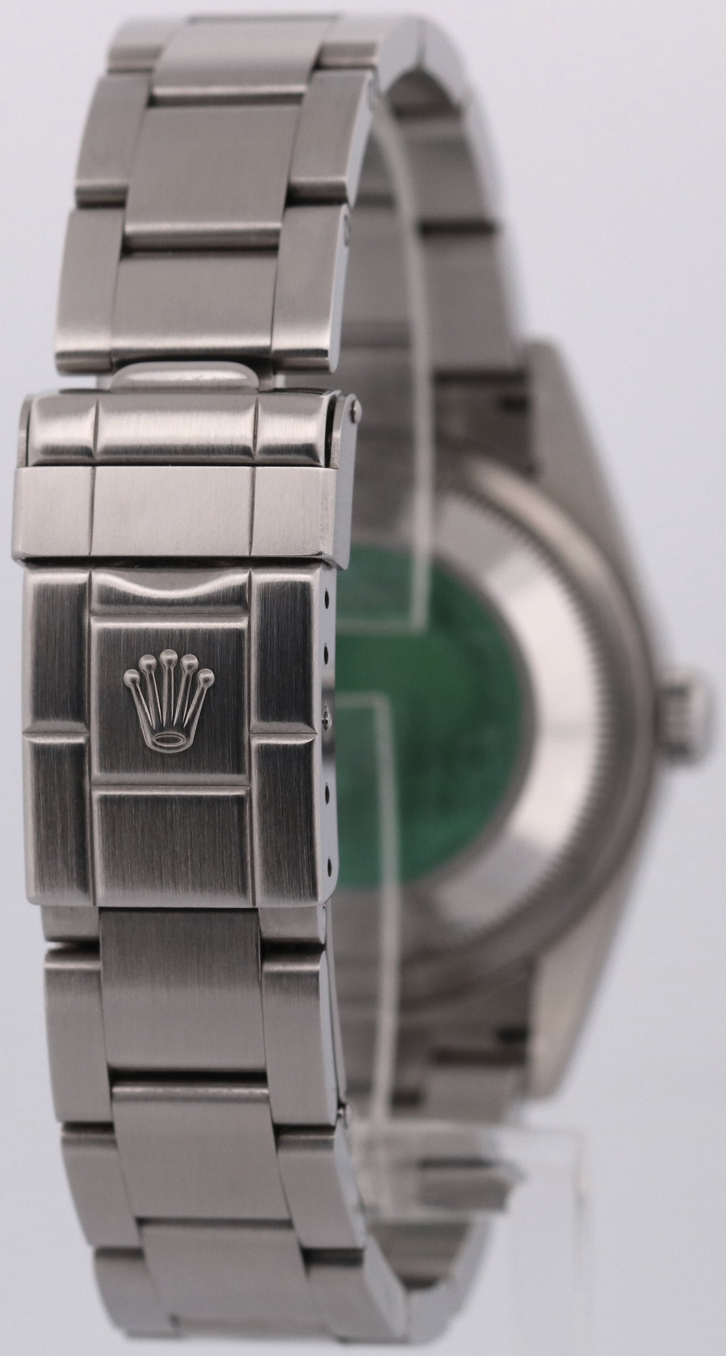 Rolex Explorer 114270 Black 36mm 3-6-9 Stainless Steel No-Holes Oyster Watch