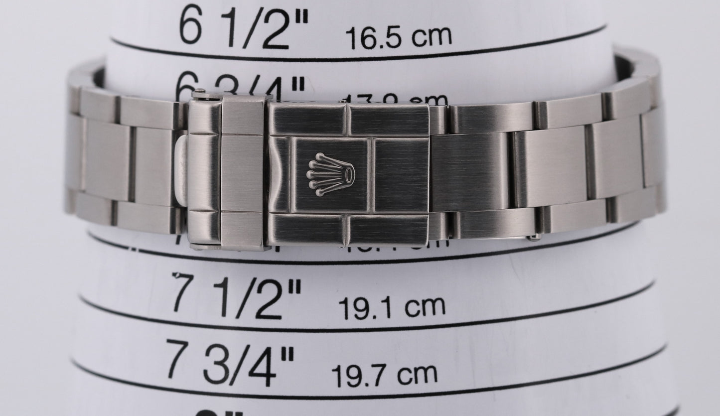 Rolex Explorer 114270 Black 36mm 3-6-9 Stainless Steel No-Holes Oyster Watch