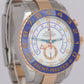 Men's Rolex Yacht-Master II 44mm BLUE HANDS 18K Rose Gold Stainless Steel 116681