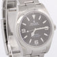 PAPERS Rolex Explorer Stainless Steel MK2 3-6-9 BLACK 39mm 214270 Watch BOX