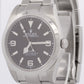 PAPERS Rolex Explorer Stainless Steel MK2 3-6-9 BLACK 39mm 214270 Watch BOX
