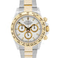 2017 Rolex Daytona Cosmograph 116503 White Two-Tone Gold Steel 40mm Box Papers