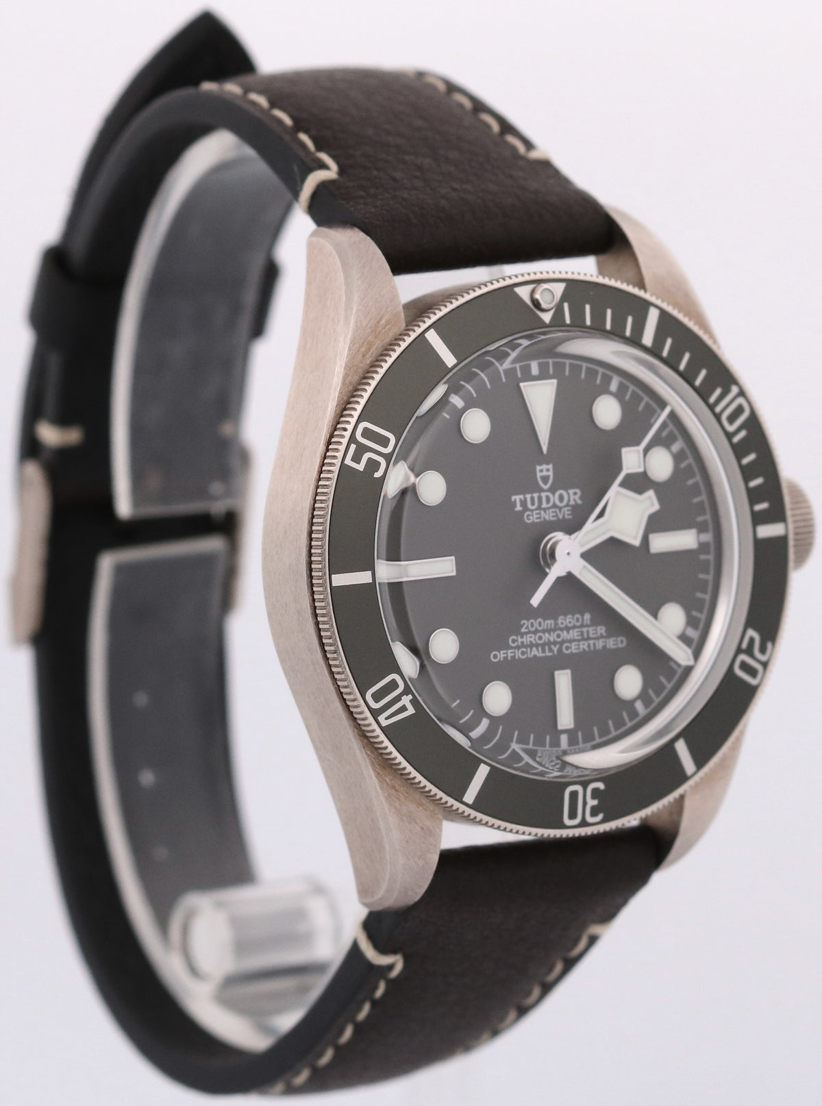 2021 Tudor Black Bay 58 79010SG 925 Sterling Silver Leather 39mm Box Papers