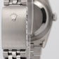 Rolex DateJust 36mm BLACK Stainless Steel JUBILEE Smooth Automatic Watch 16200