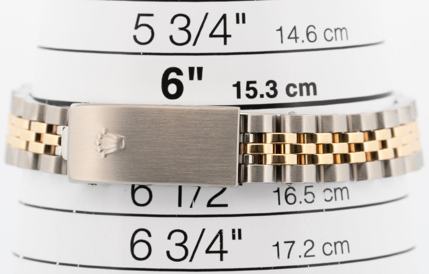 Ladies Rolex DateJust White DIAMOND 18K Gold Steel 26mm JUBILEE Watch 79173