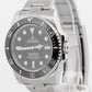 2017 PAPERS Rolex Submariner No-Date 40mm BLACK Ceramic Steel 114060 LN BOX