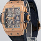 Hublot Spirit of Big Bang 641.OX.7180.LR Skeleton 18K Rose Gold Blue 42mm Watch