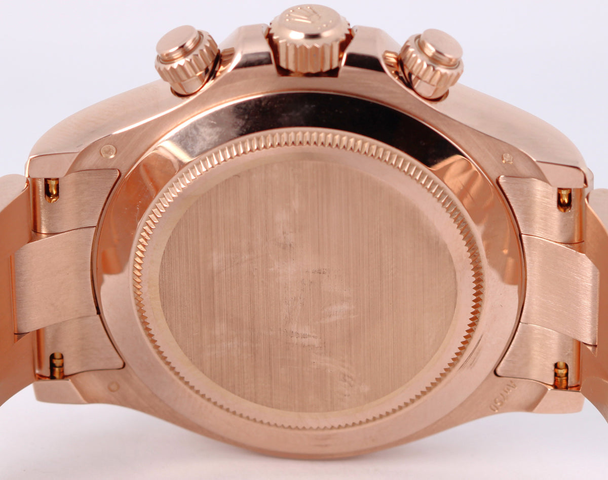 Rolex Daytona Cosmograph 116505 18k Rose Gold Ivory 40mm Oyster Watch
